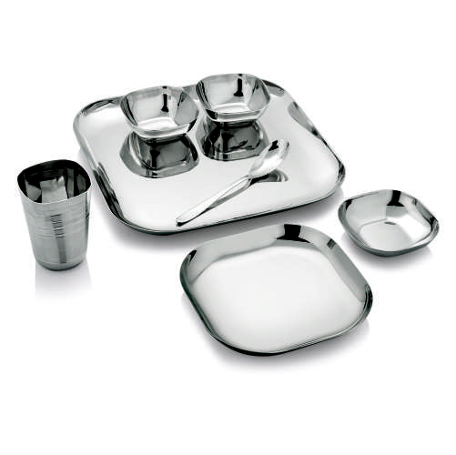 SS Square Dinner Set